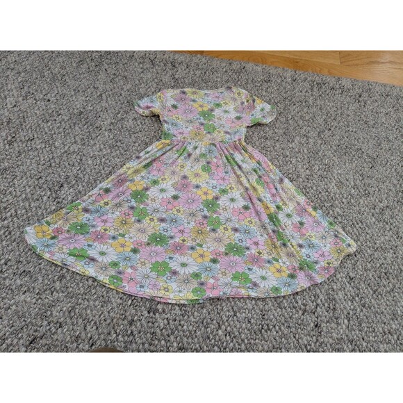 Angel Dear Floral Twirl Dress Pocket Bamboo Viscose Girls 5 - Picture 6 of 6